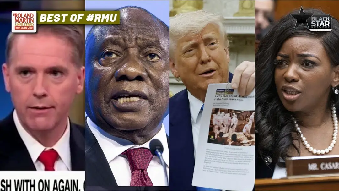🚨 RIGHT NOW on the #BlackStarNetwork 👉🏾👉🏾 Bes of #RolandMartinUnfiltered CNN pundit smacked with poverty data, Ramaphosa-Trump meet, Jasmine Crockett SCHOOLS GOP, Gambia v Musk 👉🏾👉🏾 https://vist.ly/3n5bsy6