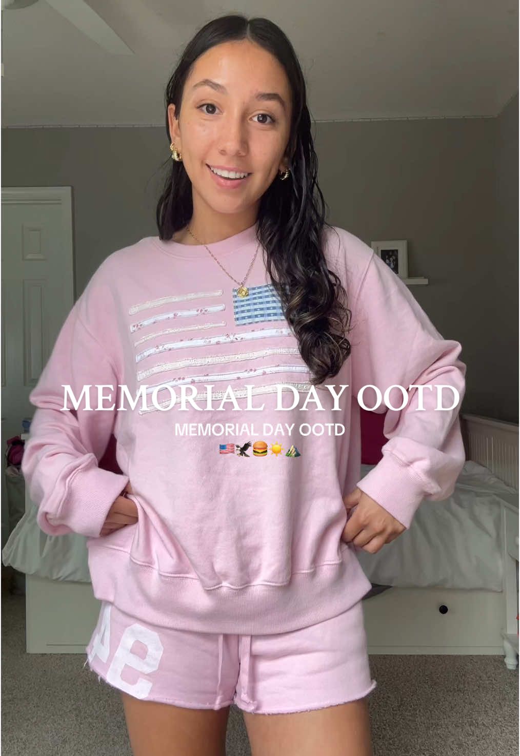 Thank you to all who serve/have served❤️🤍💙 #memorialday #memorialdayoutfit #memorialdayootd #memorialdayweekend #hollisterflagsweater #OOTD #ootdsongs #memorialdayaudio #memorialdaysounds 