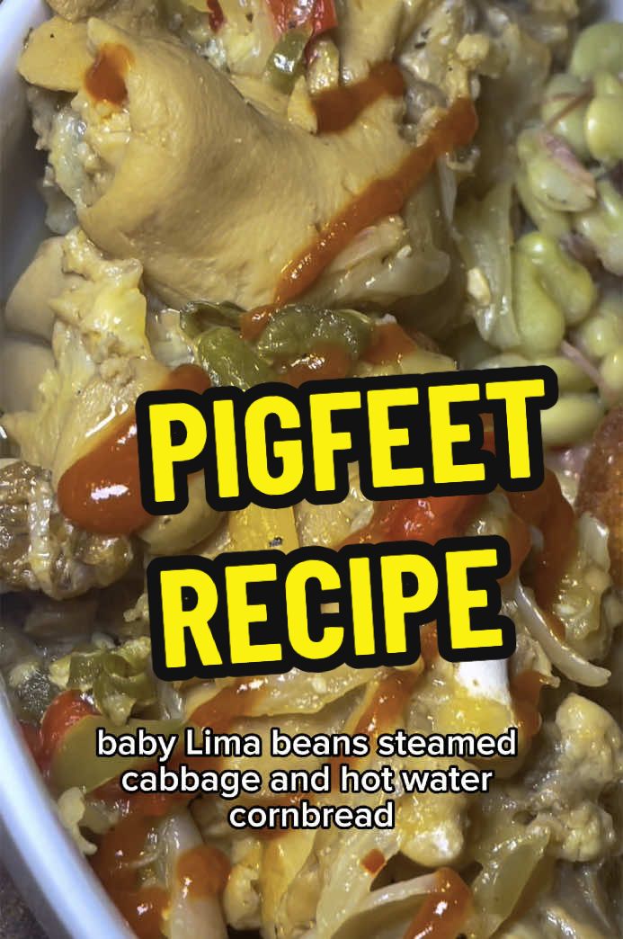 PIGFEET!🐖 Do Yall eat PiGFEET??👀 If you don’t…..SO!!!🙄😁😂😂 #foryoupage  #pigfeet #cookwithme #soulfood #Foodie #cooking #Recipe #countrygirl #southerncooking #bigmama #food 