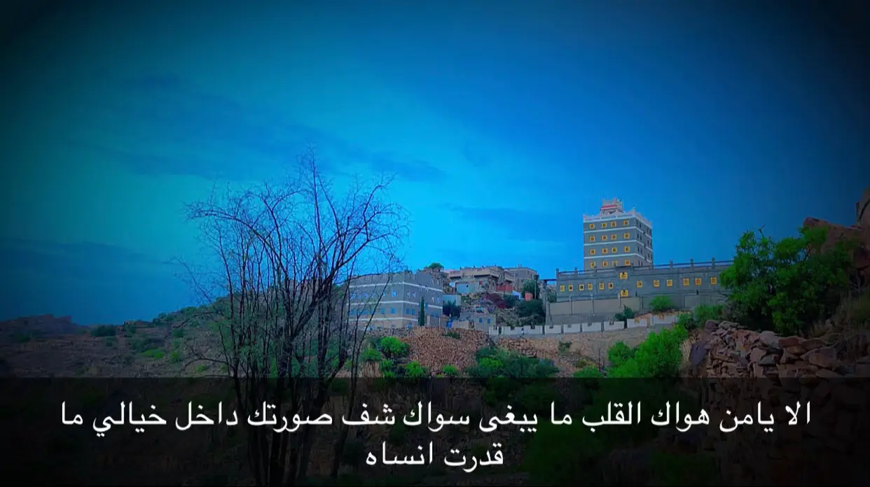 شف صورتك داخل خيالي ما قدرت انساه                 #يافع