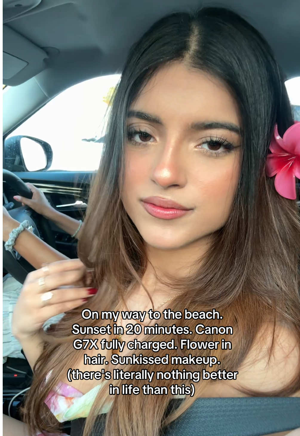 can we agree this is peak girlhood  #girls #beach #sunsetpics #outfits #summeroutfit #sundress #Summer #canong7x #browntok 