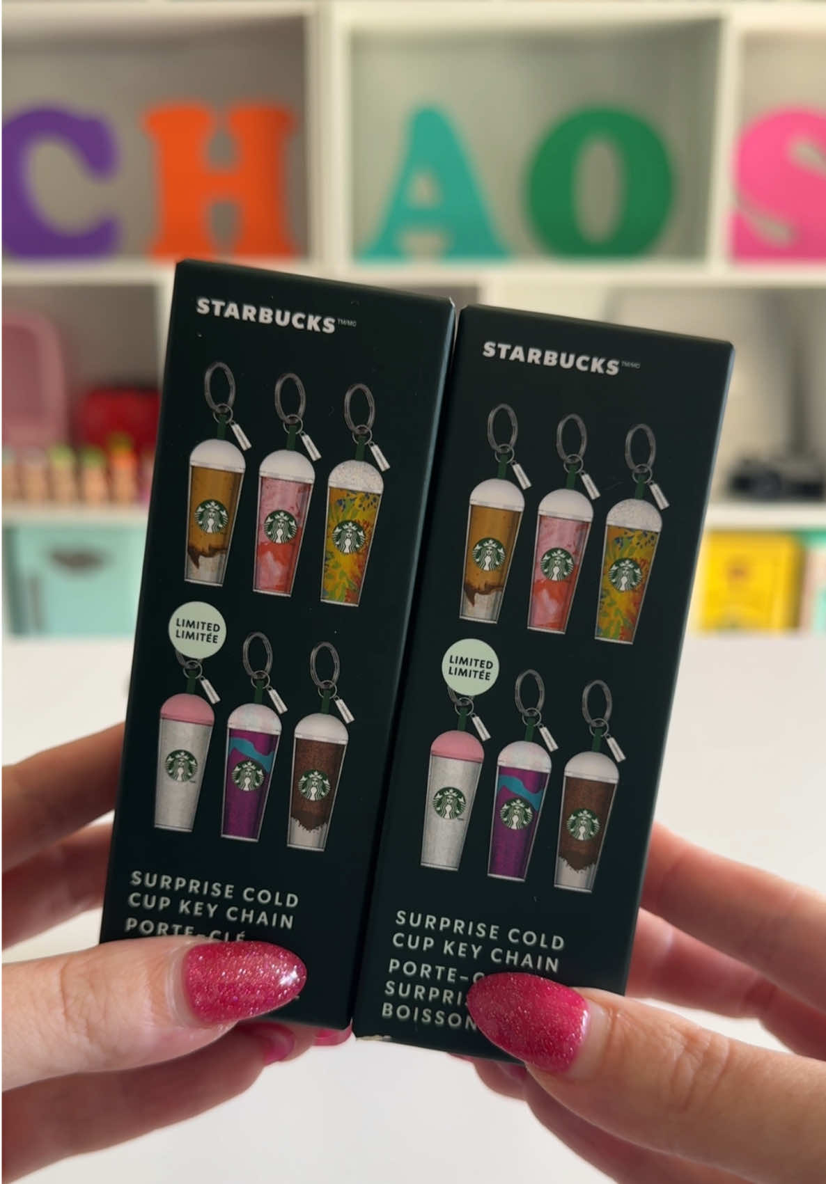 a win is a win? #fyp #foru #mystery #unboxing #blindbox #series #keychain #collection #starbucks 
