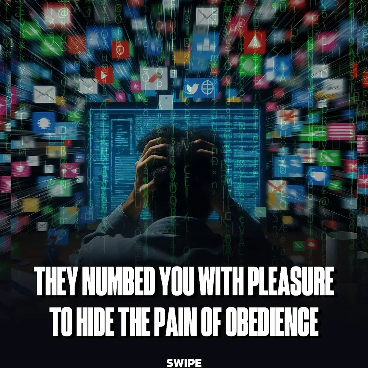 Addiction was never the problem. Obedience was. #matrix #escapethematrix #viral 