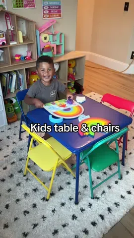 Kids table and chairs #kids #kidsfurniture #kidstable #homycasaliving #fyp #kidsfinds #childrenfurniture #foldabletable #toddlertable #homycasa #springtok #TikTokShop @Homy Casa  #creatorsearchinsights #toddlergift #toddlergiftideas #tiktokaffiliate #foldingtableandchairs #tableandchairset
