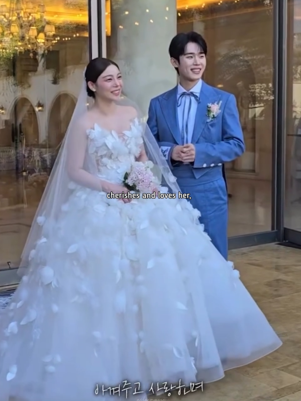 a glimpse of ailee and sihun's wedding vows🥹💞💐 #ailee #choisihun #AileeSiHunWedding #에일리 #최시훈 #결혼 #kpop #fyp 