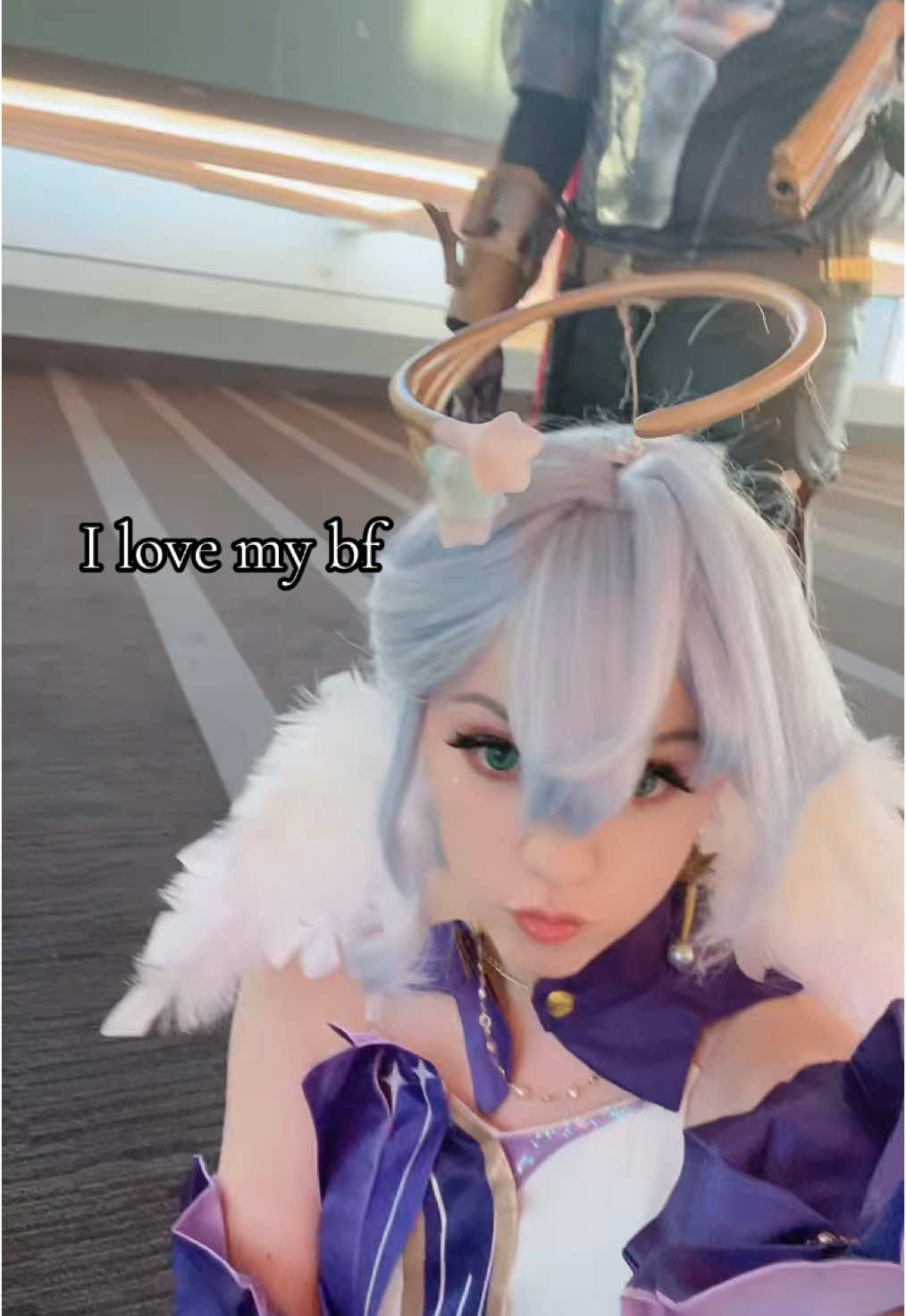 Hehehe I love him a lot #robincosplay #robin #hsr #hsrcosplay #HonkaiStarRail #honkaistarrailcosplay #boothill #boothillcosplay #boothillhsr 