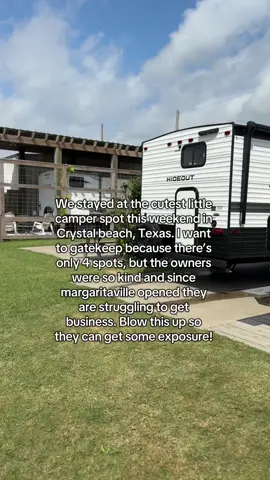 It’s called A Shore Venture and we will definitely be back! It was quiet and so well maintained. Our kids had a blast! #camping #texascamping #camptexas #campinglife #camper #rvlife #rv #rvliving #rvlifestyle #crystalbeach #crystalbeachtexas #galveston #texasbeach 