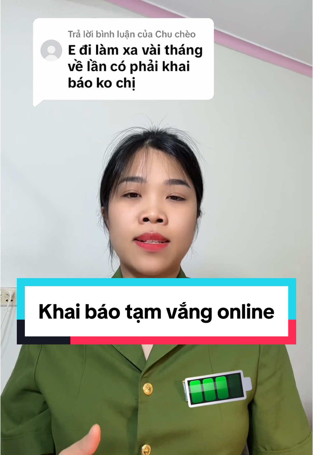 Trả lời @Chu chèo Khai báo tạm vắng online #cotham🍀 #dichvucong #tamvang 