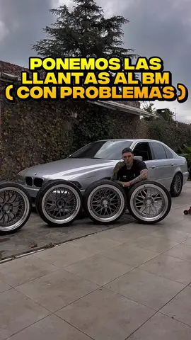 Ponemos las llantas al bm pero hubo problemas 😬