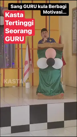 jabatan guru tertinggi yaitu guru yang sellu di nantikan kehadirannya oleh siswa di sekolah.#gurumurid 