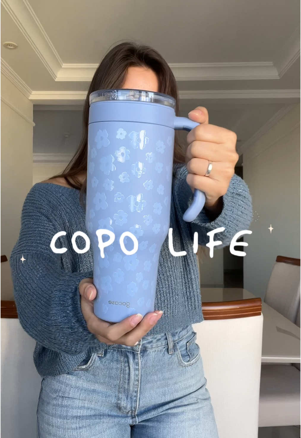 meu xodózinho 🩵 | cupom: MARCELAC @Gocase Brasil #gocasetok #copolife #garrafatermica #gocase #dica #fyp 
