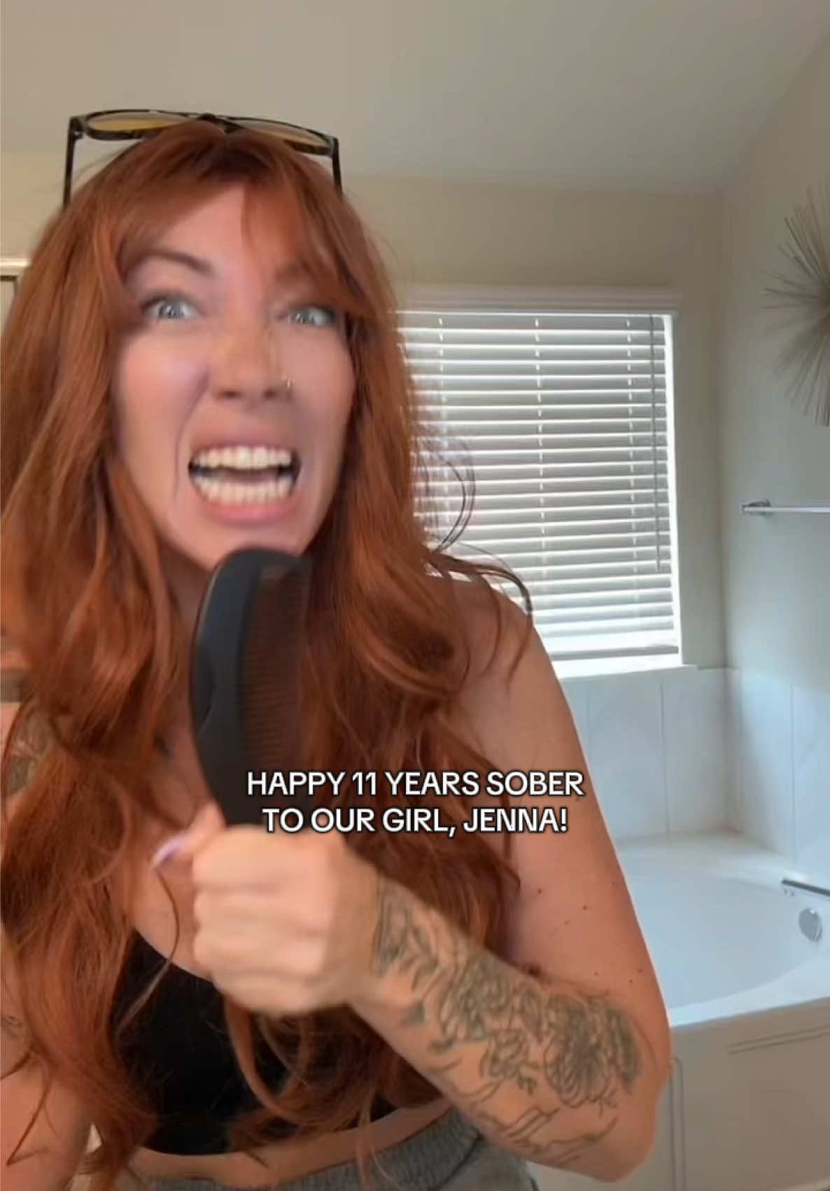 HAPPY 11 TO OUR SOBER BESTIE, @Jenna Foster 🩷 Love, your pink pony girls 🦄 #sobergirlgroupchat #WeDoRecover #sobersisters #pinkponyclub @Abbey Fickley @saraboo72 @Britt Bernard 