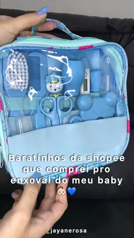 Kit higiene 💙 . . #shopee #enxoval #enxovaldebebe #baby #mamae #bebê #maternidade 