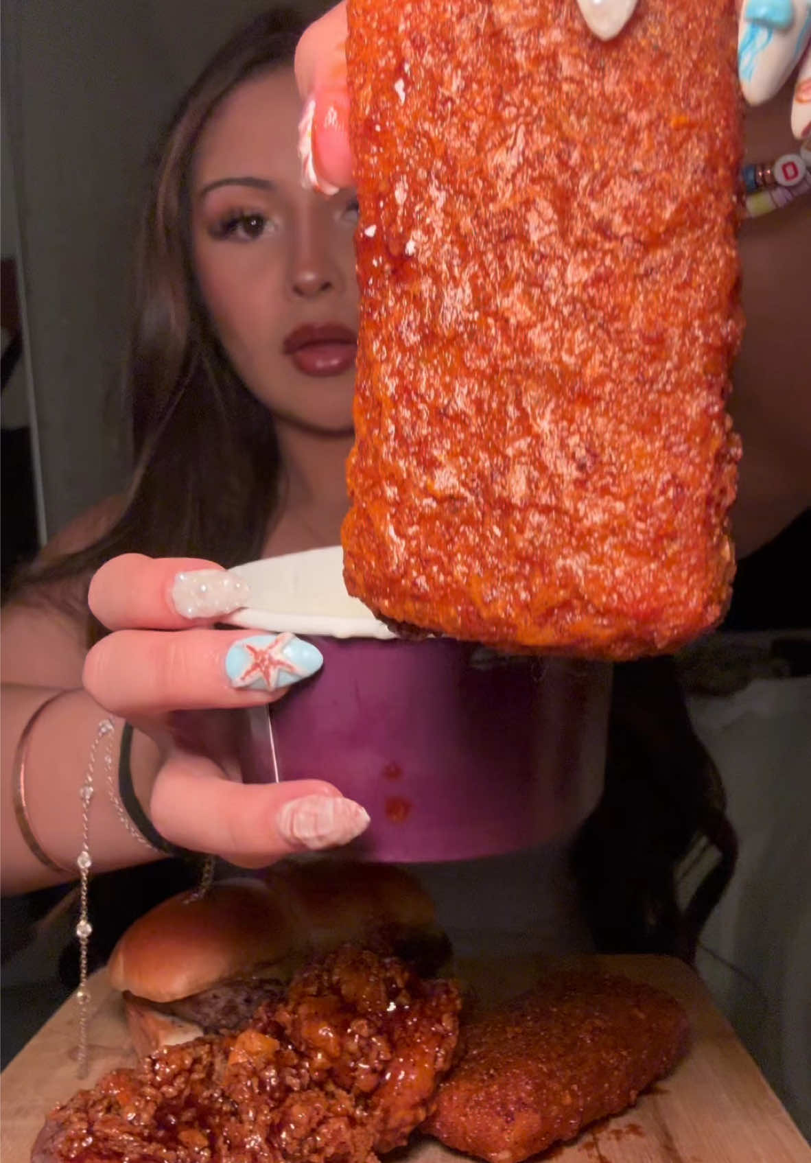 Chilis Triple Dipper Mukbang🌶️ #crunchy #chilis #mukbang #Foodie #foodtiktok #eating #mukbangasmr #FoodTok #asmr #mozzerellasticks 