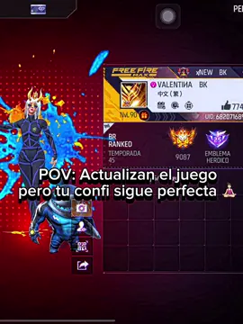 Alguien acá con vida? 😦 #ffmax #valentinabk #precisoenmira #actualizacion #rangos #br #quality #settings #sensibilidadefreefire #fyp 