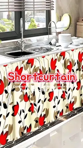 Star Shop Lababo Kitchen Curtain Short Curtain 150*70cm Sale Classy Curtain For Kitchen Lababo Sink Curtain1PC #curtain #lababocurtain #shortcurtain #curtainforkitchensink 