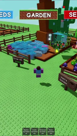 Pake master sprinkler di moon melon #growagarden #roblox #robloxindonesia 