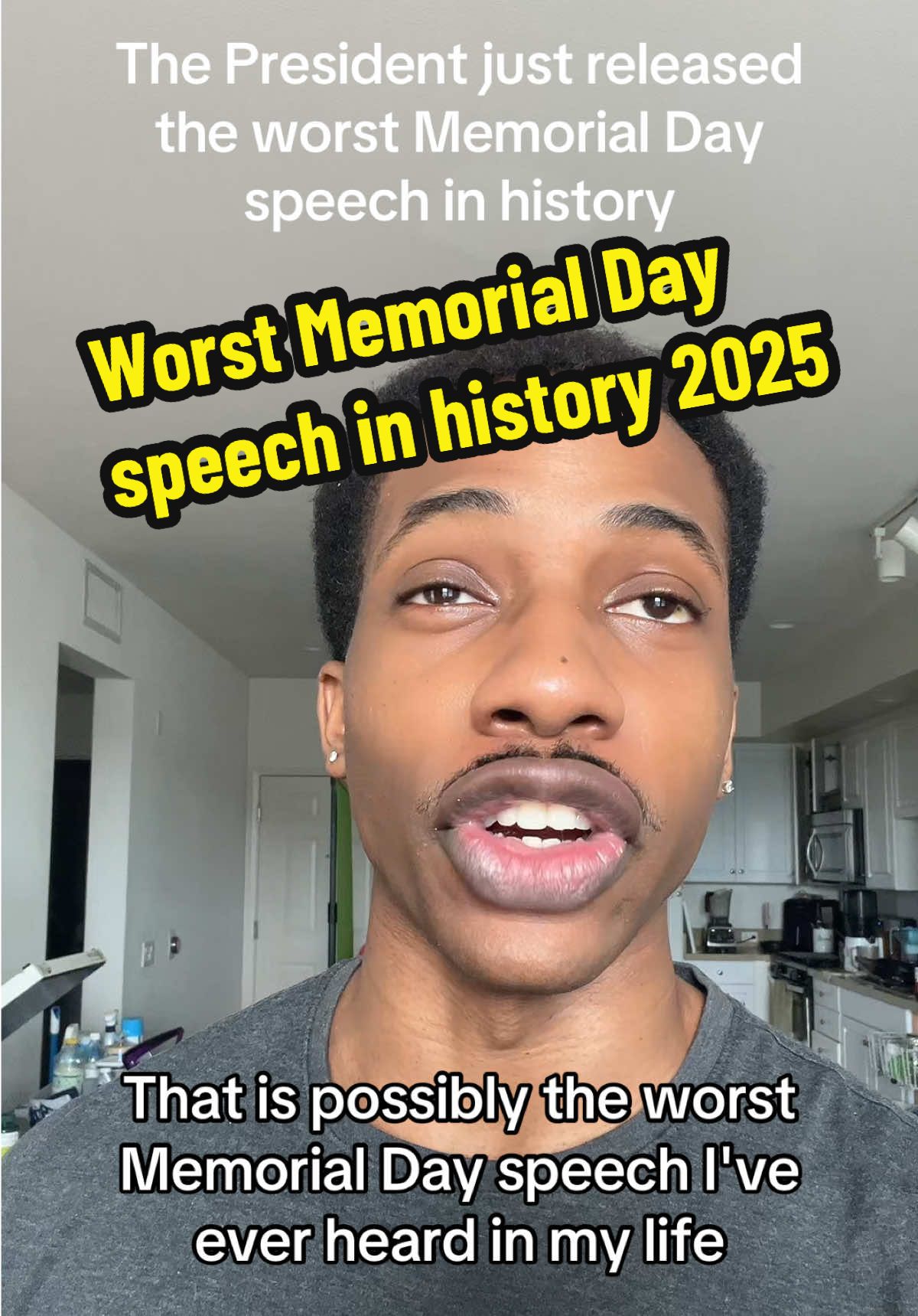 Worst Memorial Day speech in history 2025 #advicefromlouis #satire  