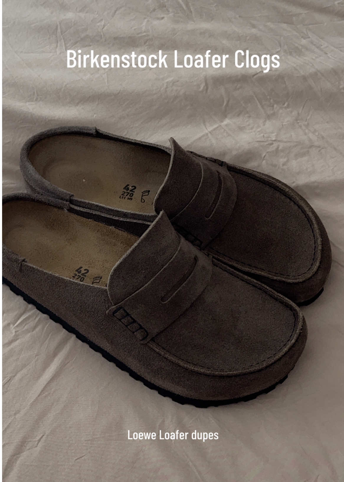 Replying to @elías gonna wear these so much during the summer  #loewe #birkenstock #birkenstocknaples #birkenstockclogs #loafers #clogs #mensfashion #smallcreator #microinfluencer #fyp #unboxing #ipadmini 