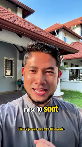 10 saat mungkin dapat ubah hidup. #doaibu #parentingnextlevel #TuanZO 