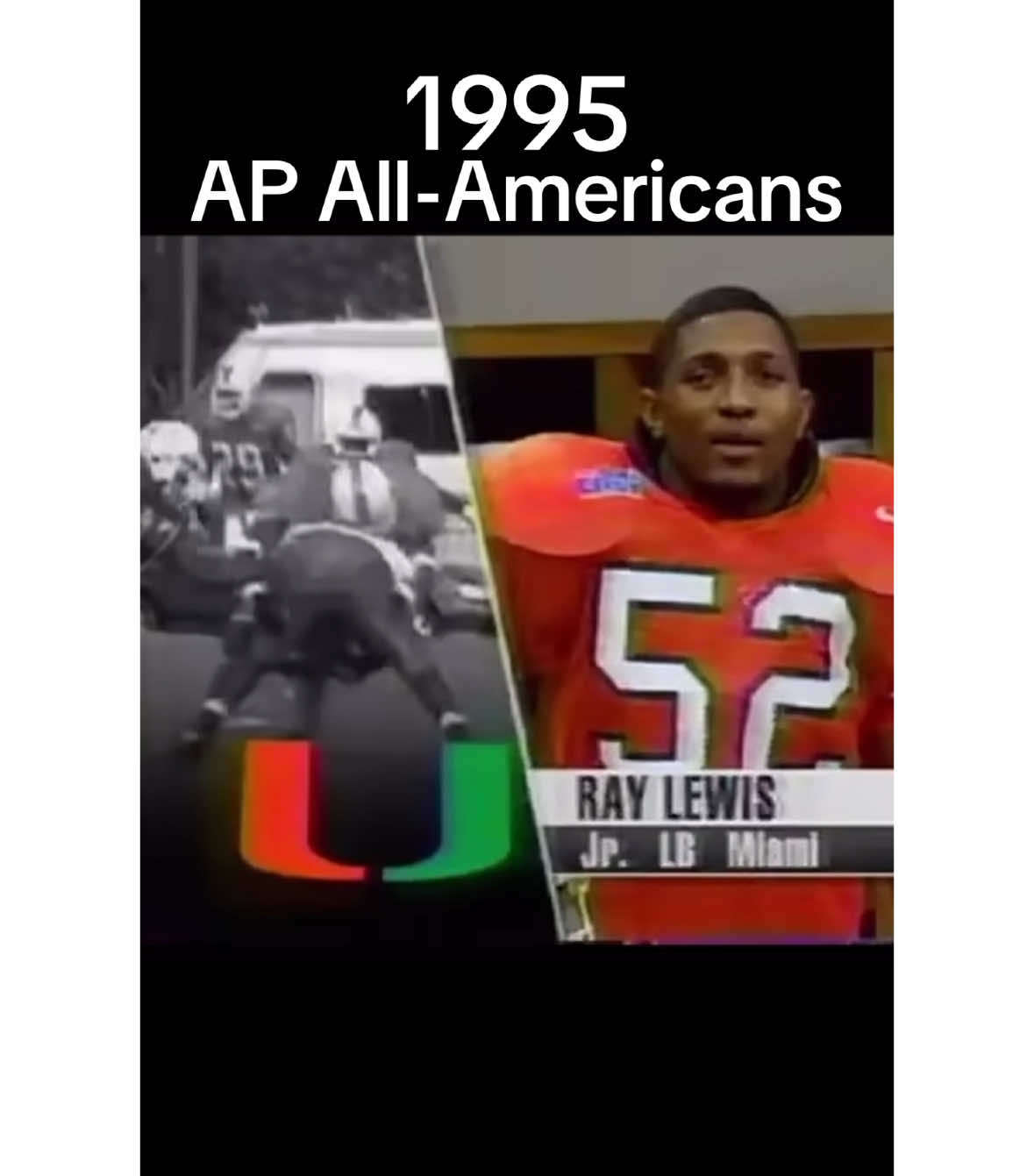 (1995) PACKED with Hall of Famers and Eddie George looks JACKED  #nfl #halloffame #cfb #bonelessankles #allamerican #raylewis #keyshawnjohnson #fyp #1995 #zachthomas #bobhope #