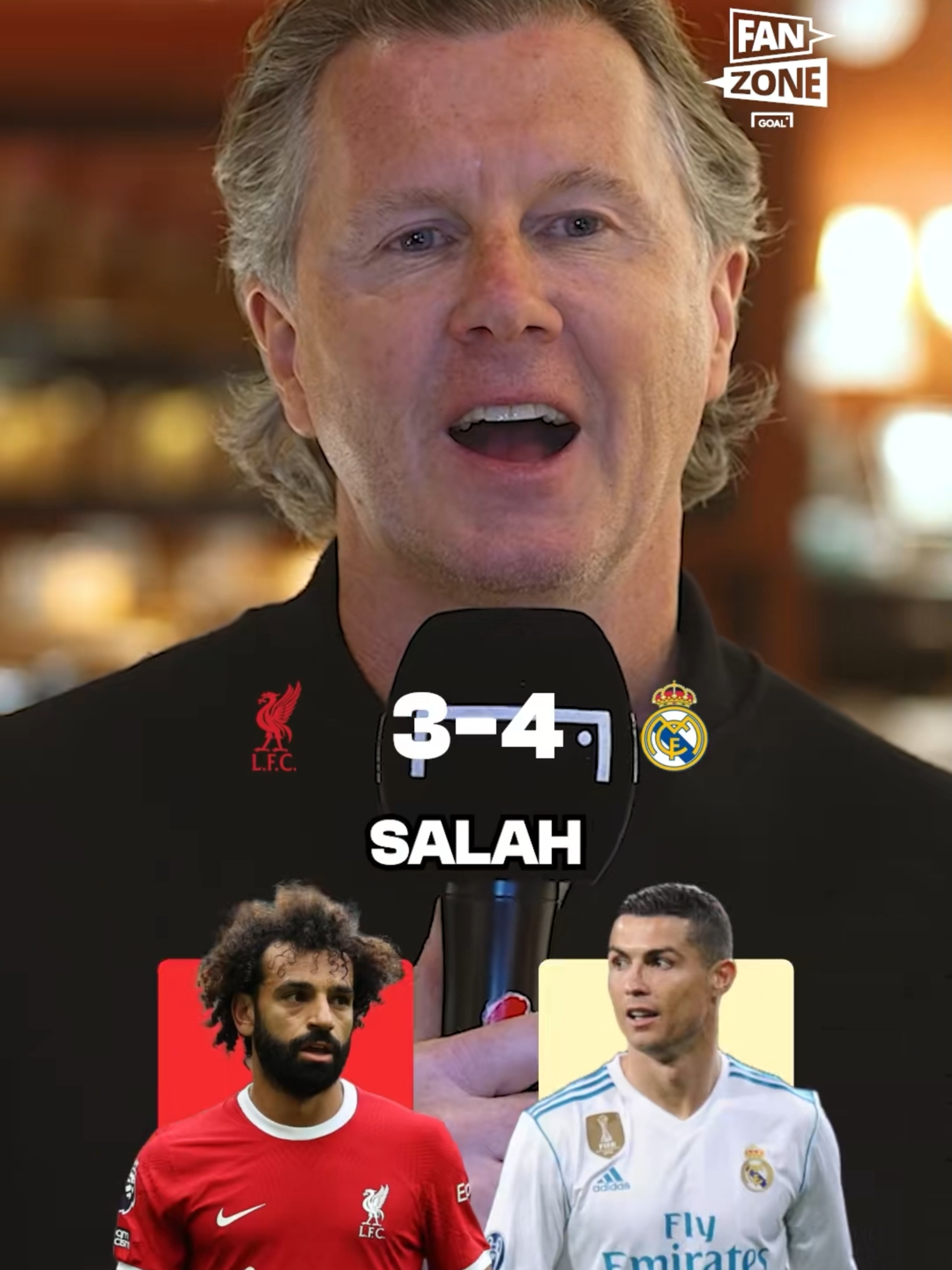 Salah over Ronaldo?! 😂 #ronaldo #PremierLeague #championsleague