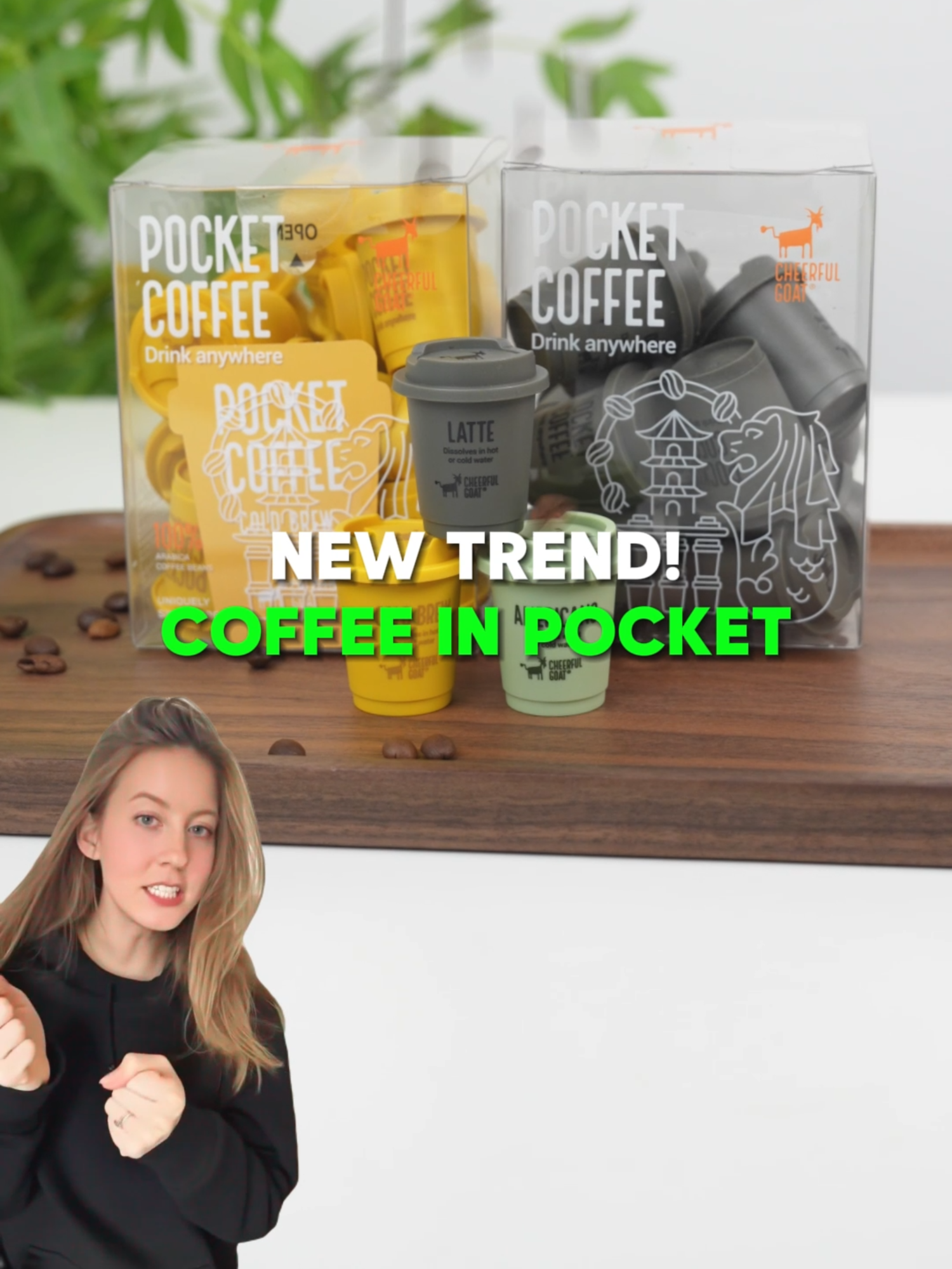 Have you ever used freeze-dried coffee powder? You can give it a try!#cheerfulgoat #freezedriedcoffee #instantcoffee #portablecoffee