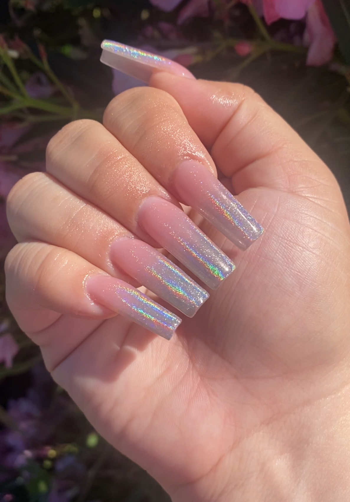 FREE.99 😆🤭💓 @0υтяαgєσυѕηαιℓѕ ✽ #nails #ombre #fyp #holographic #viral #acrylicnails #trending #uñas #acrylicnails #nailtech #nailsoftiktok 