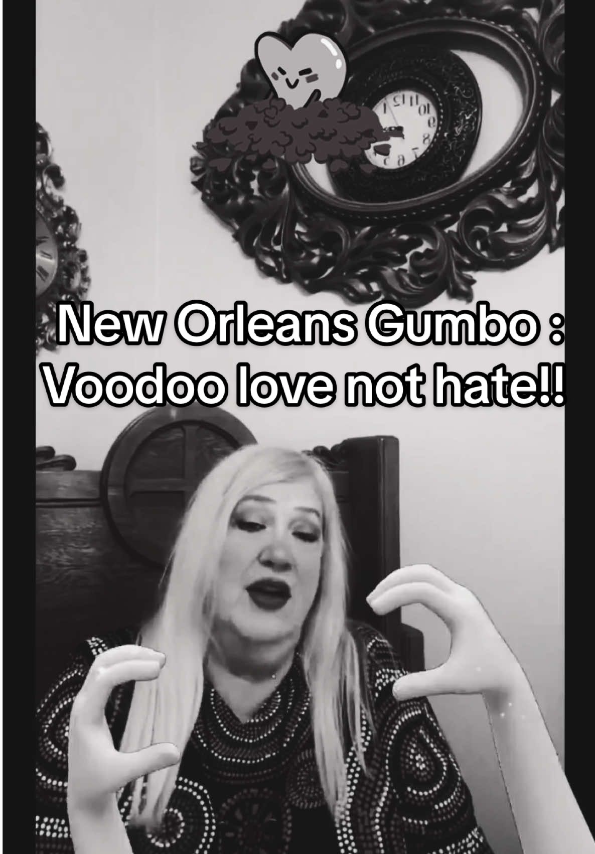 New Orleans Voodoo says love not Hate! Here’s a clip from a Live  the other night. I was talking about spirits , Voodoo and about Marie Laveau house fire, which I am literally inside! I have that place as is my Voodoo studio for the past two years and my half of the double shotgun did not burn. The Cajun Queen side had a bad fire, but I was spared. My altars and dolls were all on the adjoining attached wall side and been there for the past 2 years but somehow I also got added into the drama of the fire because of this weekend’s Hell  with demon possessed  Annabelle! She burned a plantation inmates escape from jail, and then as she left town, she decided to burn down half of the house of marie La way!   then allegedly the doll went missing people start calling Lme “do you have Annabelle in your museum? “Did you steal her?” Hell no! I got my own Haunted dolls and they stronger then that  missing doll . My side of the marie Lavo double shotgun house did not get a drop of water or a spark of fire and Dolls in my altars and marie protected us but all this but  all this Annabelle  hoopla’s was for the upcoming conjuring 3 movie  for that dolls just filing her nails in corner  laughing!! . Well this will all be  part of this weeks YouTube drop on Thursday night -be there @bloodymaryneworleans   #an#annabellea#marielaveaui#firey#fyo#voodooa#paranormala#haunteddolll#altarr#brujae#demono#conjuringa#hauntedo#tourgh#ghosthuntinge#neworleans#vo#voodooqueenbloodymary