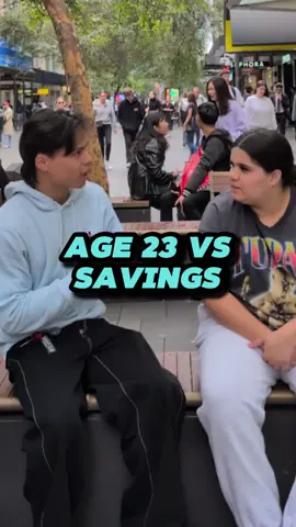 Savings by 23 💰 #streetinterview #interview #savings #australia #property #sydney #money #agevssavings