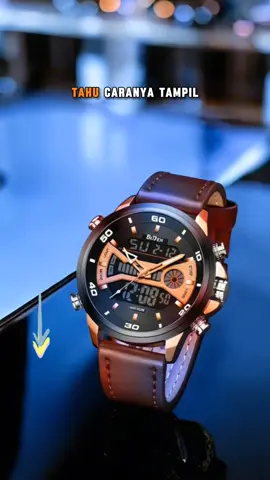 Upgrade penampilanmu dengan jam tangan stylish dan multifungsi dari BIDEN YN1934! Desain analog digital dengan dual time display, cocok buat kamu yang aktif dan selalu on time. Tahan air, tali kulit elegan, dan fitur lengkap: penunjuk hari, tanggal, serta stopwatch! Kombinasi warna elegan hitam-rose gold menambah kesan premium dan maskulin. Pas banget untuk aktivitas harian, olahraga, atau hadiah spesial. --- Hashtag Viral: #JamTanganPria  #BidenYN1934  #JamTanganDualTime  #JamTanganKulit  #JamTanganSporty  #StyleCowokKeren  #JamPriaModern  #AksesorisPriaMewah 