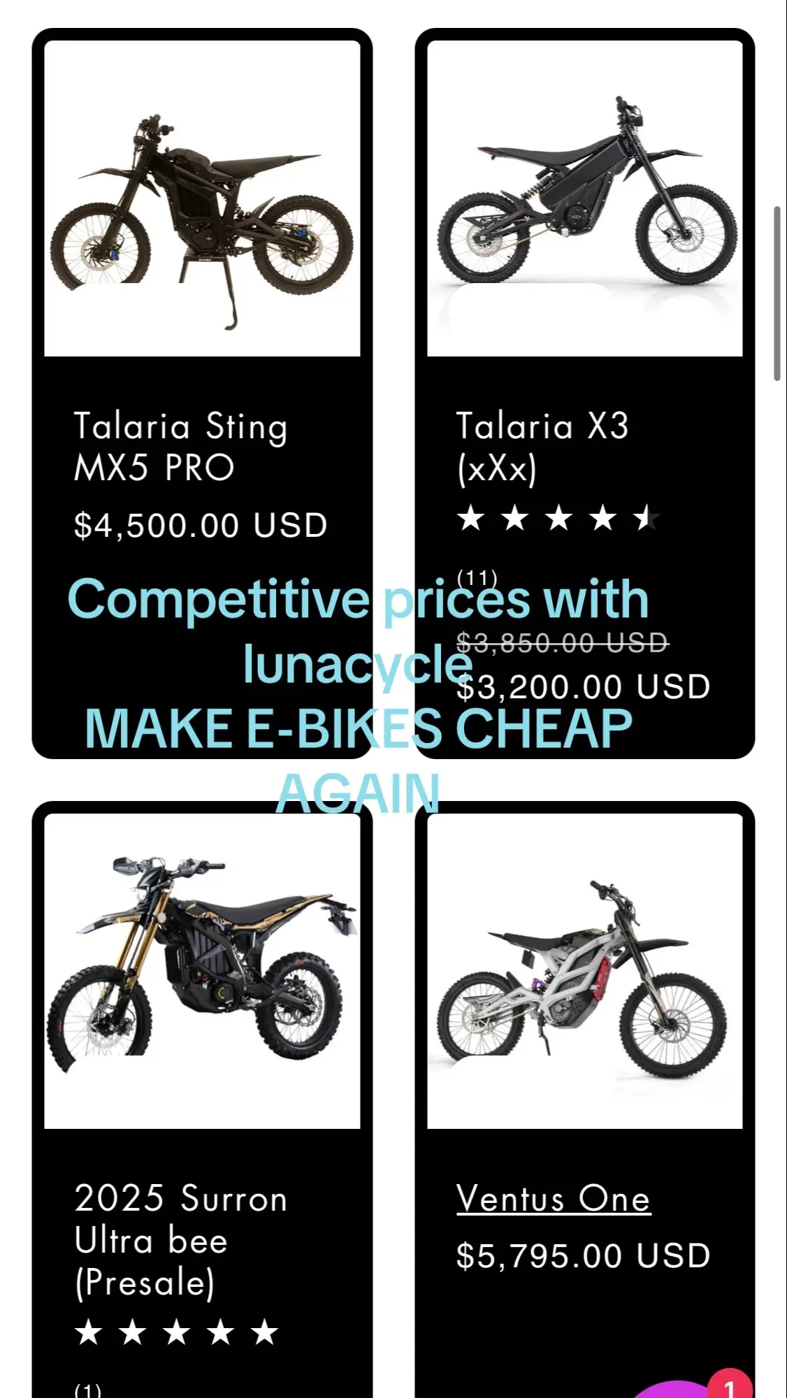 Buy from regenrides using code “GH0ST” for 2% off #makeebikescheapagain #surron #talaria #ebike #ride #buy #business 