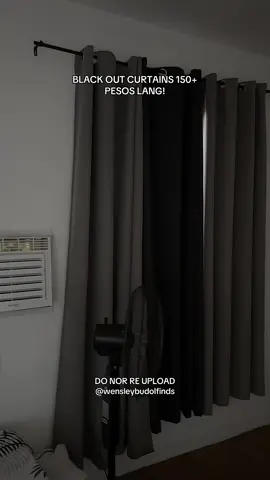 black out curtains na pang malakasan ✨ #blackoutcurtain #curtains #blackoutcurtains 