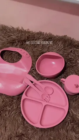 Silicon plate spoon & fork feeding set for your baby! 💯 #siliconefeedingset #feedingset #babyfeedingset 