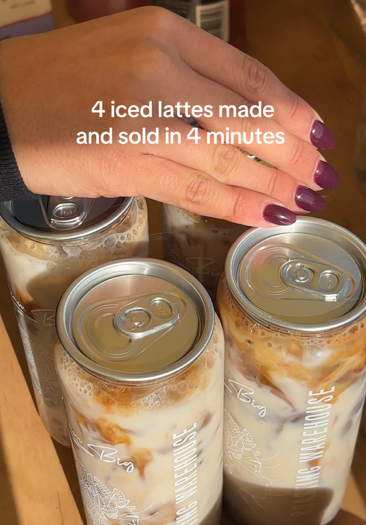 Made in 4 minutes and sold even quicker… The canning machine solution #cannedcoffee #matcha #icedcoffee #icedlatte #icedcoffeerecipe 