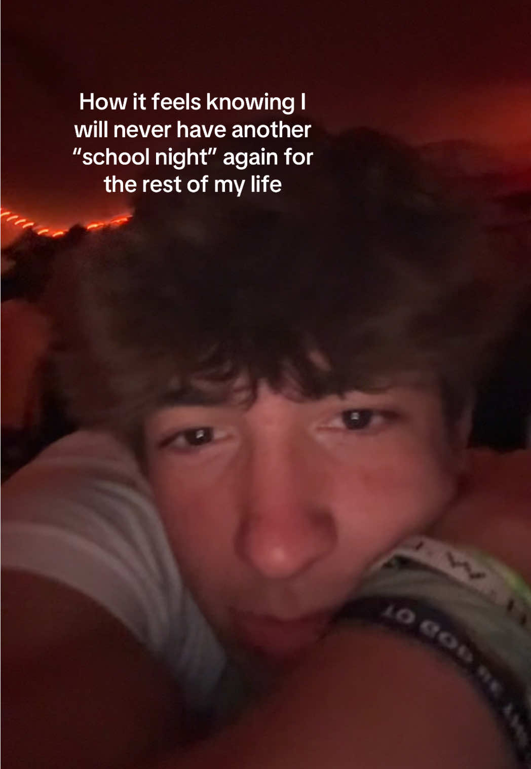 Sad and happy at the same time #school #schoolnight #senior #last #sad #weird #highschool #relatable #fyp #viral 