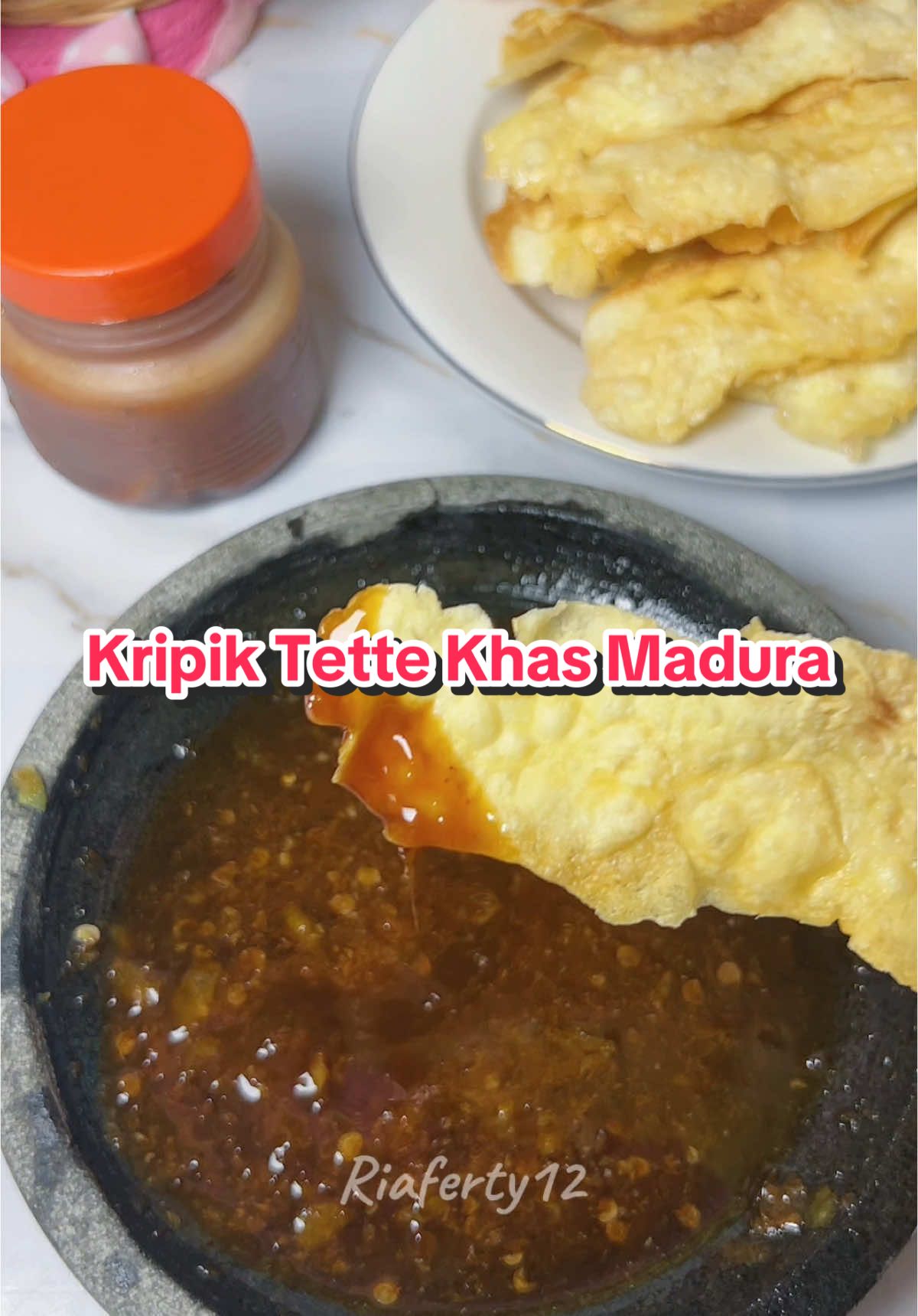 Asli kripik tette+ sambel petis madura  ini enak banget !! #kripiktette #kripiktettemadura #sambelpetismadura 
