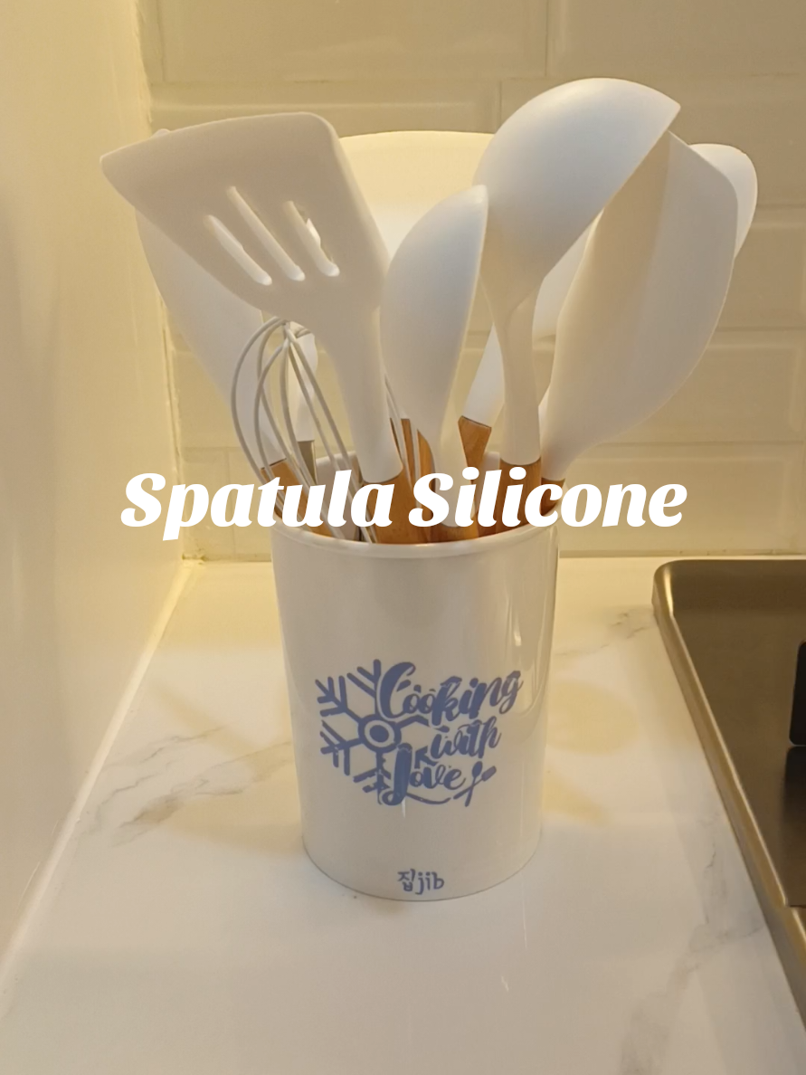 JIB Spatula Silicone Set #spatula #spatulasilicon #jib  #peralatandapur #fyp 