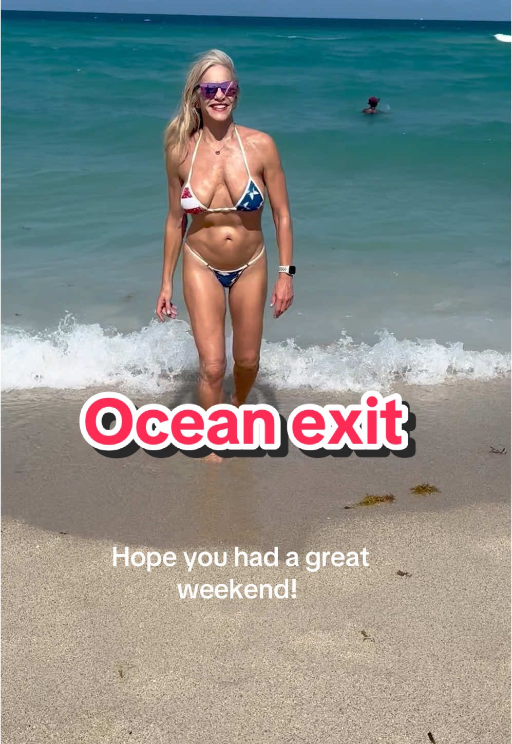 Hope you enjoyed your weekend! #Beachgirl #yogagirl  #fitgirl #MemorialDaybeachday #fyp #viralvideo 