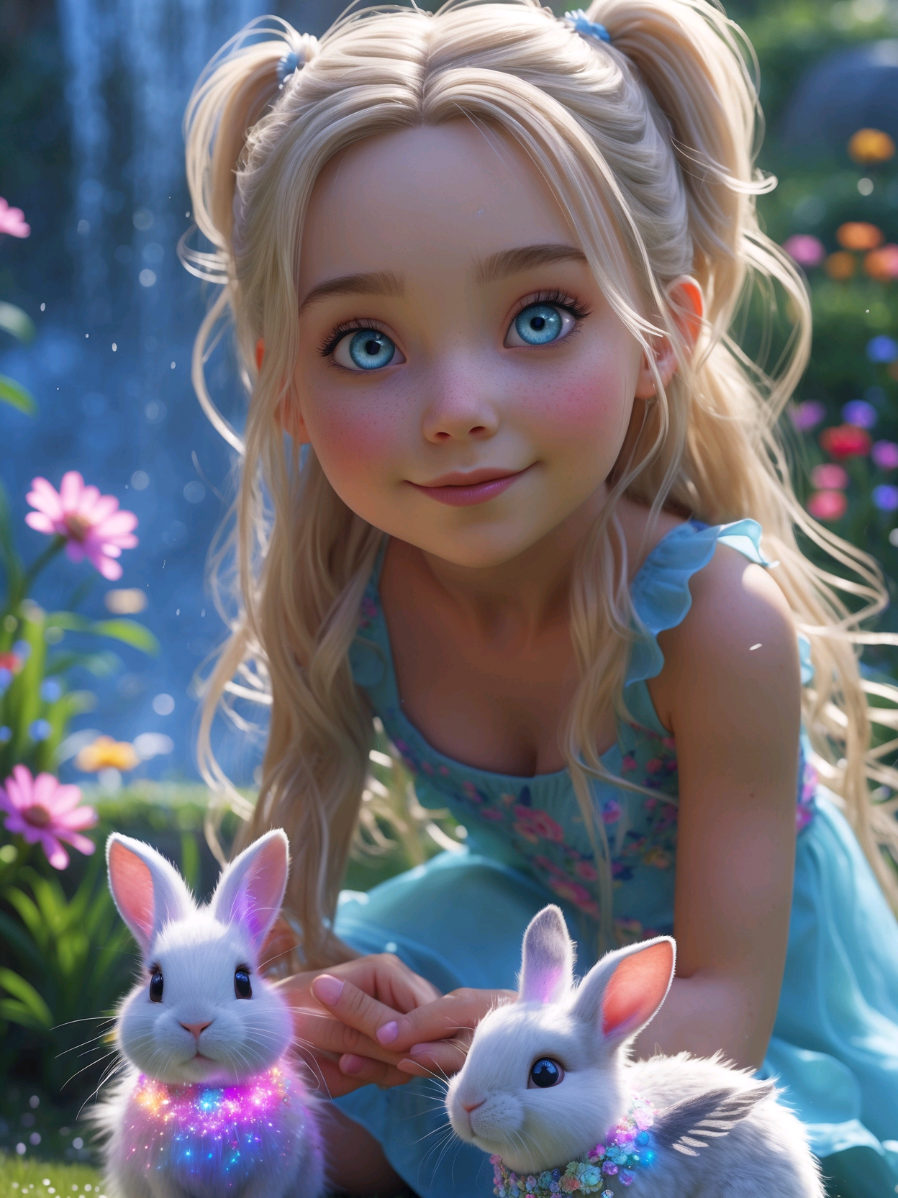 In the heart of the forest, she found magic wrapped in fur and floppy ears 🐇🐇 #Fyp #Explore #MagicalMoment #CuteAnimals #RabbitLove #WholesomeContent #FairyTaleVibes #MagicalEncounter #BunnyLove #SoftAesthetic #AnimalMagic #ViralMoments