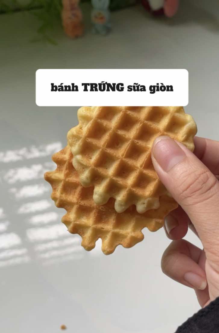 Bánh trứng sữa😍#banhtrungbelgi #xuhuongtiktok #xh #mitriviu