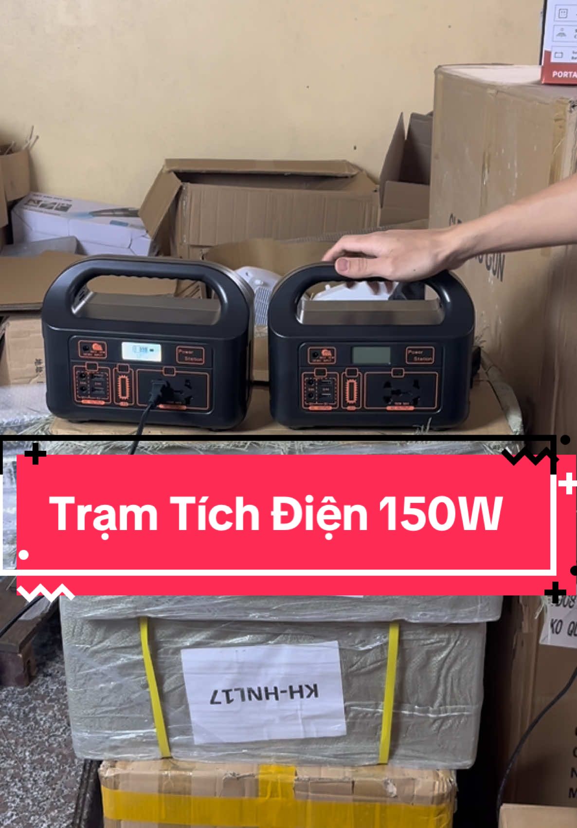 Trạm Sạc Tích Điện 150W dùng cho Quạt , tivi, máy tính….#binhtichdien #tramsacdidong #binhtichdiendidong #xuhuong #tiktok #catdien #matdien