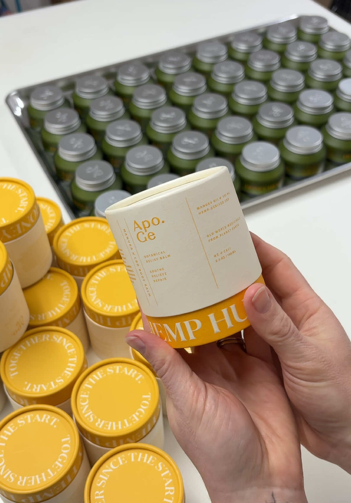 Replying to @afiyabeauty_ 🇨🇦 I’ve been running Apo.Ge for 4.5 years—handmaking every product, fulfilling every order, and reinvesting everything back into the business. But I’ve never paid myself. This week, I finally moved forward with the outer packaging for our upcoming product launch. After canceling our original order due to the 170% tariff hike, I spent six weeks trying to source from U.S. manufacturers. Nothing worked. So I reordered through our original supplier, knowing we might face a 50% tariff—but it’s the only way to move forward. My goal is simple: build a sustainable, natural skincare brand that not only helps people with sensitive skin, eczema, and acne-prone skin—but also supports my family. This series is for anyone trying to grow something real. Stick around for Week 2.  #cleanbeauty #manukahoney #naturalskincare #sensitiveskin #skincarejunkie #acnefighter #smallbusinessowner 