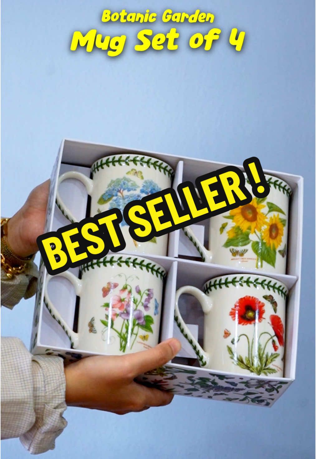 PORTMEIRION BOTANIC GARDEN SET MUG OF 4 💐 WOW ! Bunga legend is comeback !! Set pujaan ramai kini datang lagi 😜 Asyik sold out je kan 🤩 Jangan risau Set Mug of 4 kini kembali dengan pelbagai bunga paling laris 🤩 Jangan lambat tau😉 confirm lesap 🥹 Nak order kat mana? Jom masuk LIVE setiap hari dari jam 8pagi sampai malam 🥳 #portmeirionasia  #portmeirionmalaysiahq  #portmeirionmalaysiaofficial  #kitchenware  #servingware  #fyppppppppppppppppppppppp  #portmeirion4daily  #inikisahkitadanportmeirion  #pingganviral  #portmeirionreadystock 