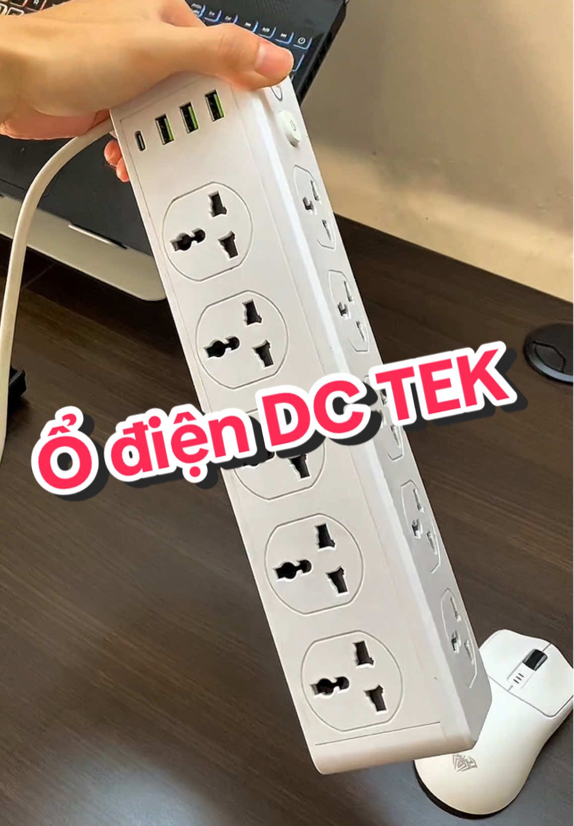 Ổ điện 3000w quá oke cho góc setup #odiendanang #dodientu 