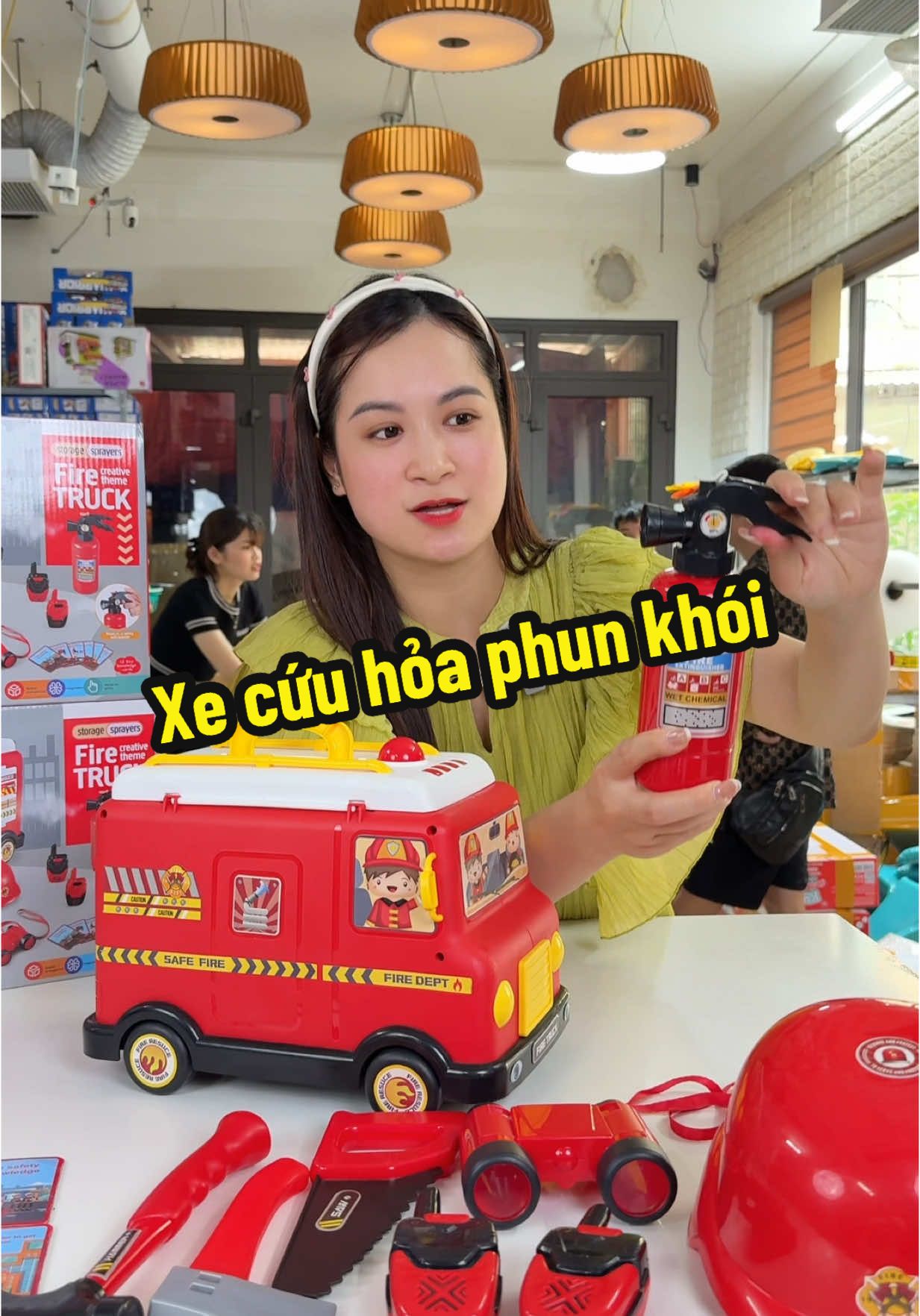 Bộ đồ chơi xe cứu hỏa#dochoitreem #dochoixecuuhoa #cohoaidochoi 