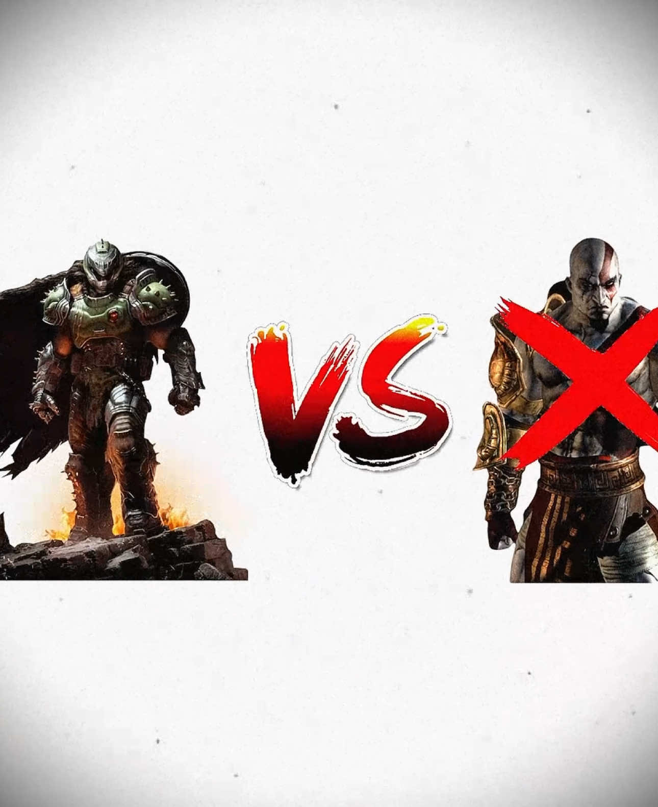 No, Kratos does NOT beat the Doom Slayer. #doom #doomdarkages #kratos #elliewilliams #masterchief 