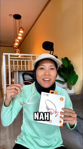Bone conduction, headset yang ga langsung masuk ke telinga cocok untuk dipake olahraga #headsetjete #wirelessearphone #Running #headsetolahraga #headsetbluetooth #headsetopenear 