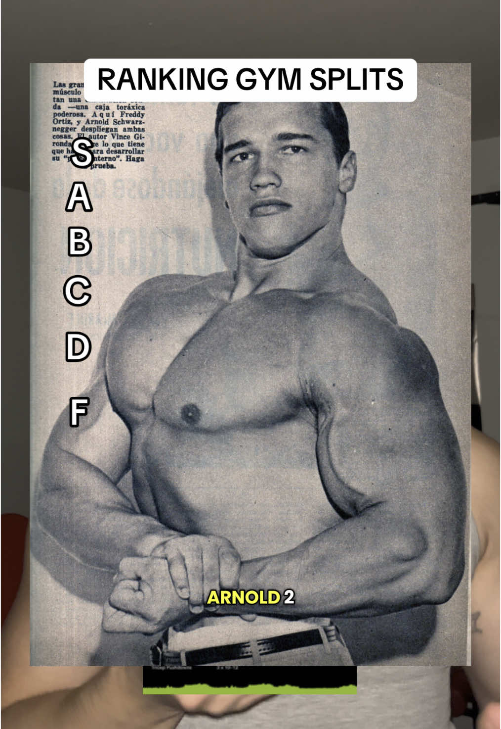 Do you guys agree with this list #tierlist #arnold #ppl #fullbody #chestday 