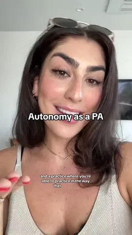 Disclaimer: full autonomy isn’t always a good thing, if newgrad me was in this role, I’d def need more support!!! #physicianassistant #autonomy #womeninmedicine #pastudent #diml #worklifebalance 